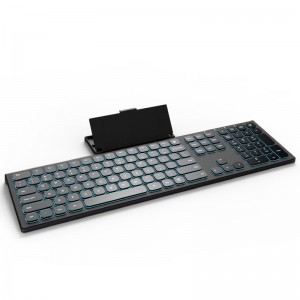 K1001 Wireless Multi Device Bluetooth Keyboard for iPhone, iPad, Samsung, Android Phone, Tablet,PC