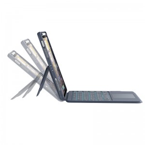 KT10 Shockproof Slim Touch Keyboard Case with trackpad for iPad