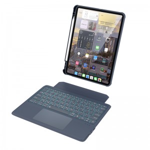 KT10 Shockproof Slim Touch Keyboard Case with trackpad for iPad