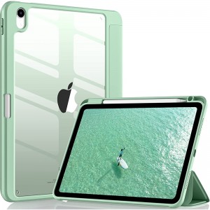 Acrylic transparent Anti-fall with pen slot flat case for 2022 ipad10.9 ipad air5