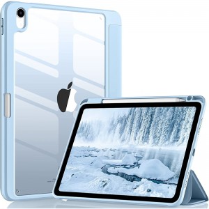 Acrylic transparent Anti-fall with pen slot flat case for 2022 ipad10.9 ipad air5