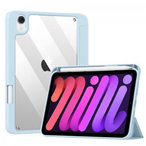 Acrylic transparent Anti-fall with pen slot flat case for 2022 ipad10.9 ipad air5